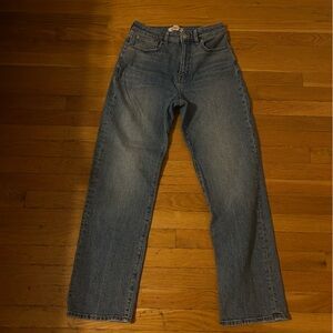 Madewell curvy 90s straight Jean